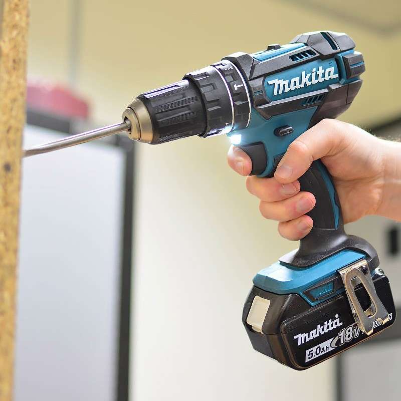Perceuse visseuse à percussion MAKITA DHP482Z 18 V Li-ion Ø 13 mm (vendu sans batterie)