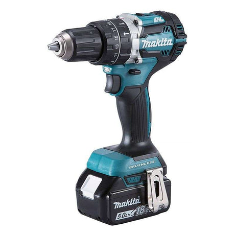 Perceuse Visseuse à Percussion MAKITA DHP484RTJ 18V Li-ion Ø13mm (2 x 5Ah) + chargeur + Mak-Pack complet