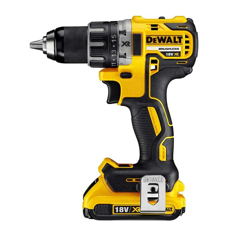 Perceuse-visseuse compact 18V DEWALT DCD791D2-QW avec coffret et 2 batteries 2,0 Ah