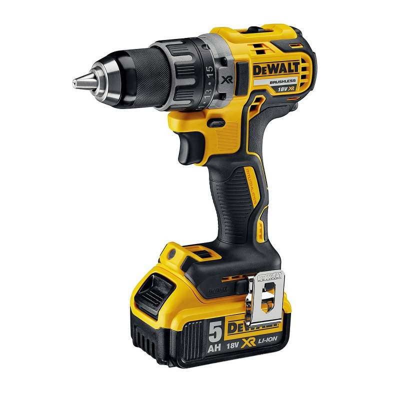 Perceuse-visseuse compact 18V DEWALT DCD791P2-QW avec coffret et 2 batteries 5,0 Ah