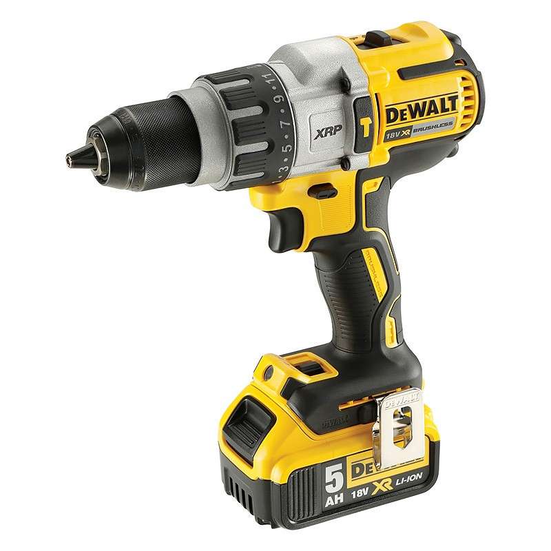 Perceuse-visseuse à percussion 18V DEWALT DCD996P2-QW avec coffret et 2 batteries 5,0 Ah