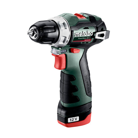 Perceuse visseuse sans fil 12 V PowerMaxx BS BL Q 2 x 2Ah Li-Power - METABO - 601721500 - Chargeur LC40, coffret