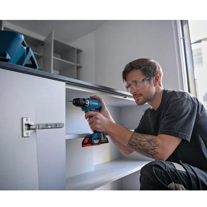 Perceuse - visseuse sans fil BOSCH GSR 18V-45  06019K3204 + 2 batteries 3Ah 18V en L-Boxx Professionnal