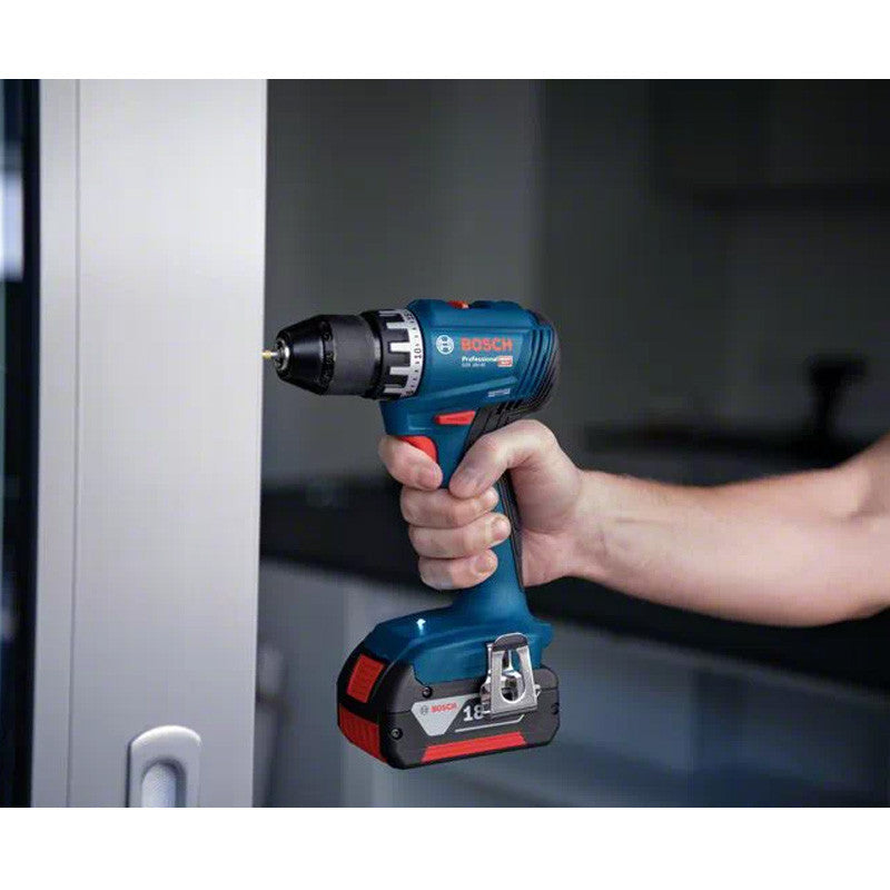 Perceuse - visseuse sans fil BOSCH GSR 18V-45  06019K3204 + 2 batteries 3Ah 18V en L-Boxx Professionnal