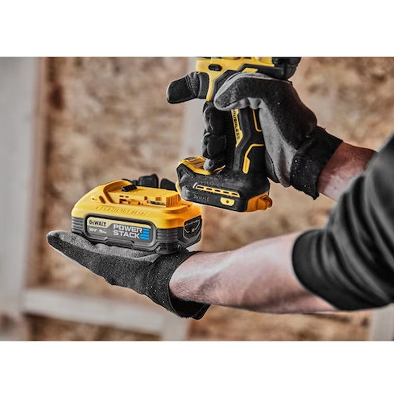 Perceuse-visseuse compacte 18V DEWALT DCD800H2T-QW avec coffret et 2 batteries 5,0 Ah POWERSTACK