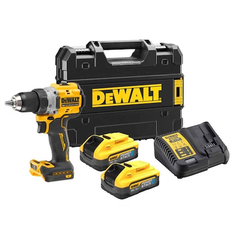 Perceuse-visseuse compacte 18V DEWALT DCD800H2T-QW avec coffret et 2 batteries 5,0 Ah POWERSTACK