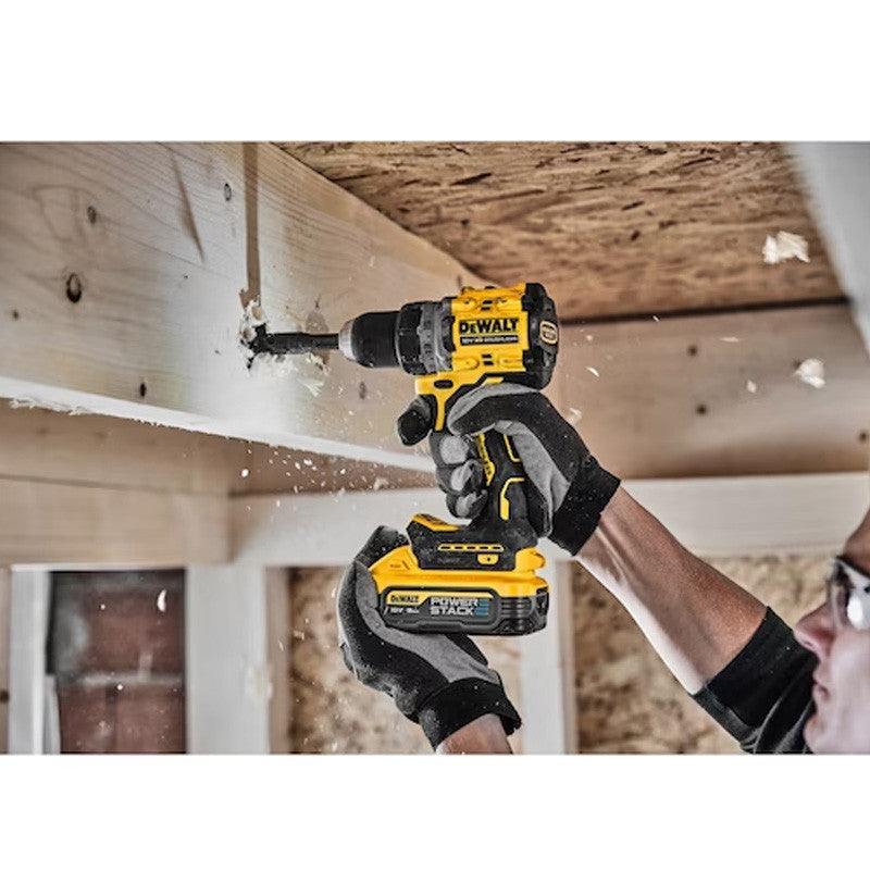 Perceuse-visseuse compacte 18V DEWALT DCD800H2T-QW avec coffret et 2 batteries 5,0 Ah POWERSTACK