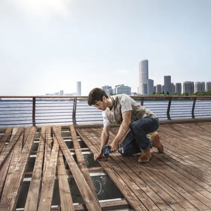 Perceuses-visseuses à percussion sans fil BOSCH 06019H5305 - GSB 18V-55 - 2 Ah Brushless