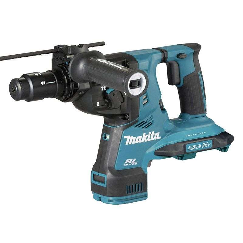 Perfo-burineur MAKITA DHR283ZJU SDS-Plus 36V (2x18V) Li-Ion 28mm ((vendu sans batterie) avec Coffret MakPac)
