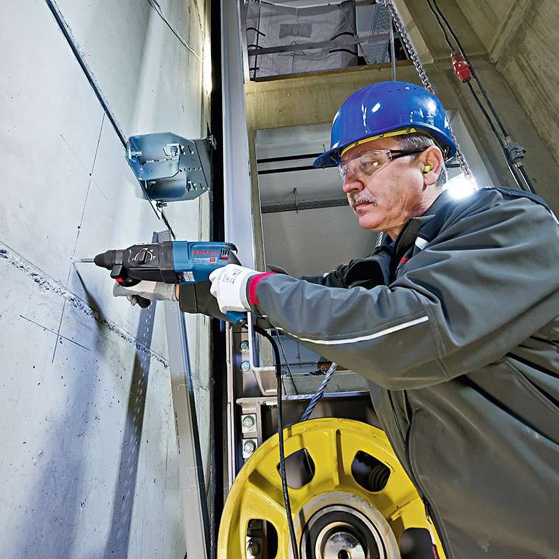 Perforateur BOSCH GBH 2-26 Professional SDS-plus 830W + mandrin à clé + adaptateur