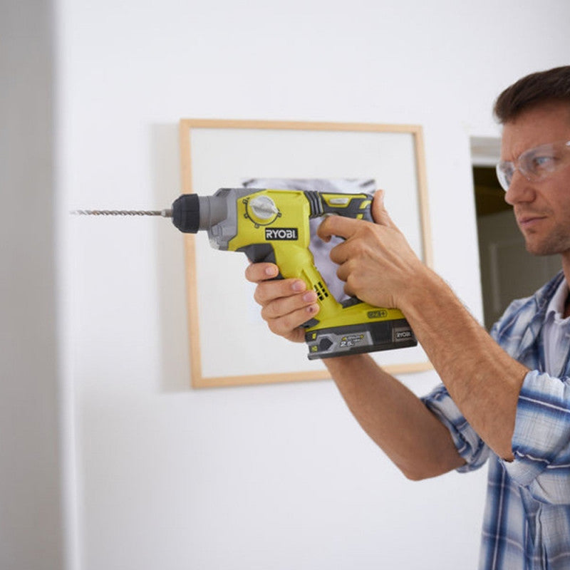 Perforateur-burineur RYOBI R18SDS-0 18V One+ SDS+ - 1,3J (vendu sans batterie)