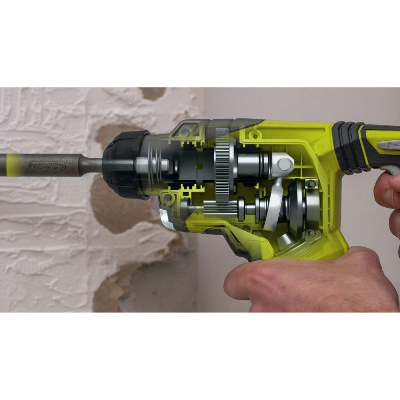 Perforateur-burineur RYOBI R18SDS-0 18V One+ SDS+ - 1,3J (vendu sans batterie)