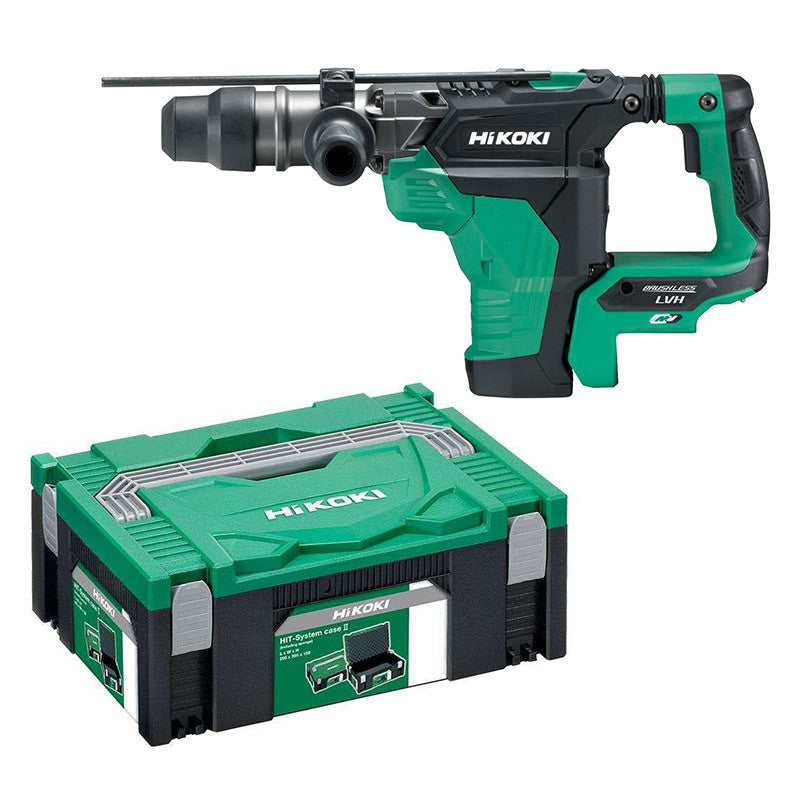 Perforateur burineur sans fil SDS-max 36V HIKOKI DH36DMAW2Z 8,5J en coffret (vendu sans batterie)