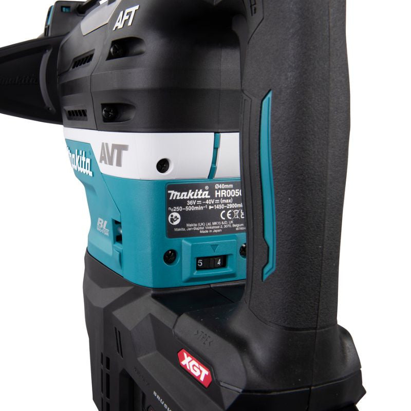 Perforateur-burineur SDS-MAX 40V max Li-Ion XGT MAKITA HR005GZ01 40 mm - Machine seule