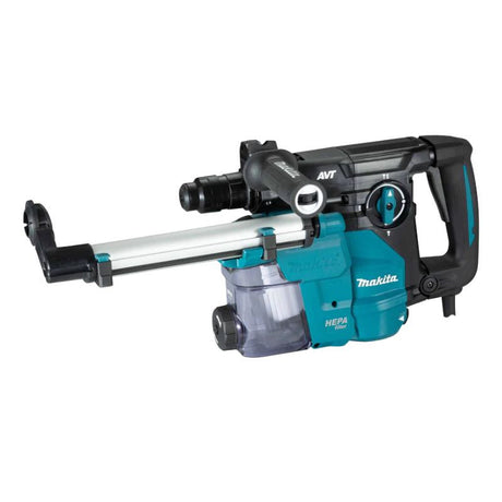 Perforateur-burineur SDS-Plus 1050 W 30 mm MAKITA HR3012FCWJ avec système d'aspiration - coffret Mak-Pac