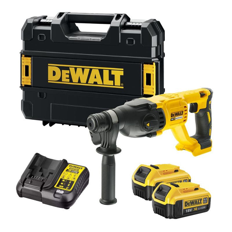 Perforateur SDS-plus 2,6J 18V DEWALT DCH133M2K-FR avec coffret et 2 batteries 4,0 Ah