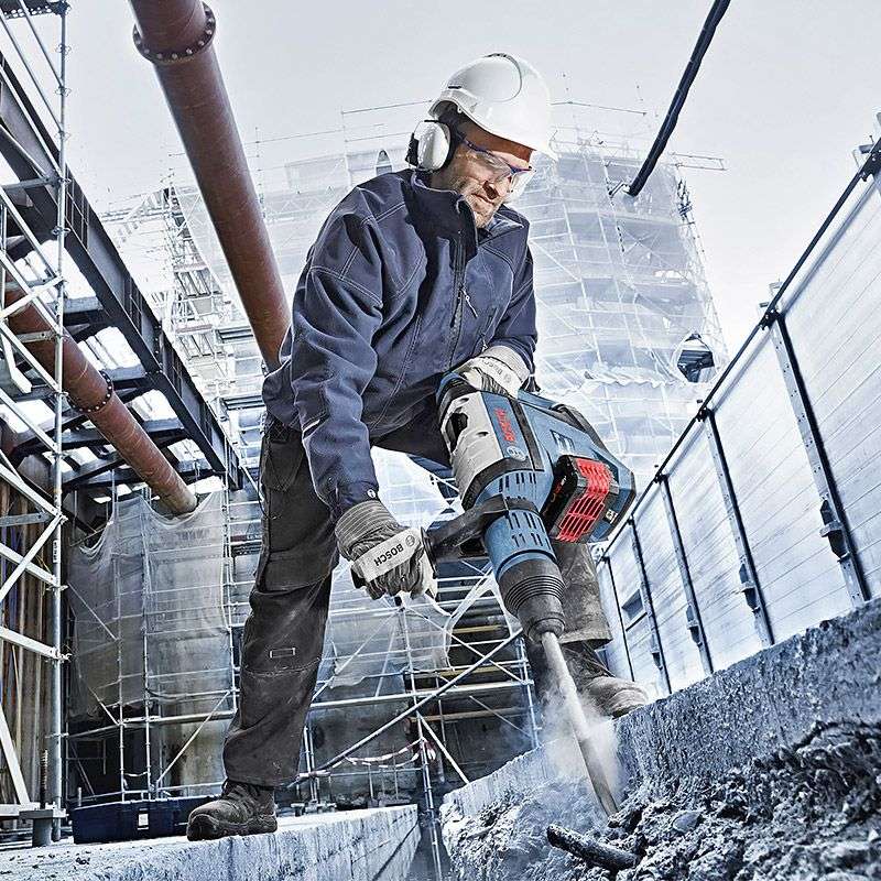 Perforateur sans-fil Bi turbo BOSCH 0611913000 - GBH 18V-45 C Professional SDS max (vendu sans batterie)