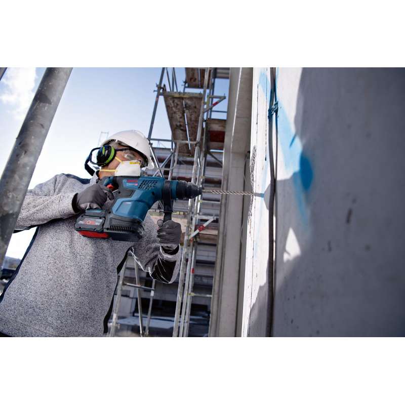 Perforateur sans-fil Bi turbo BOSCH 0611914003 - GBH 18V34 CF Pro SDS Plus + 2 batteries 5,5Ah + chargeur