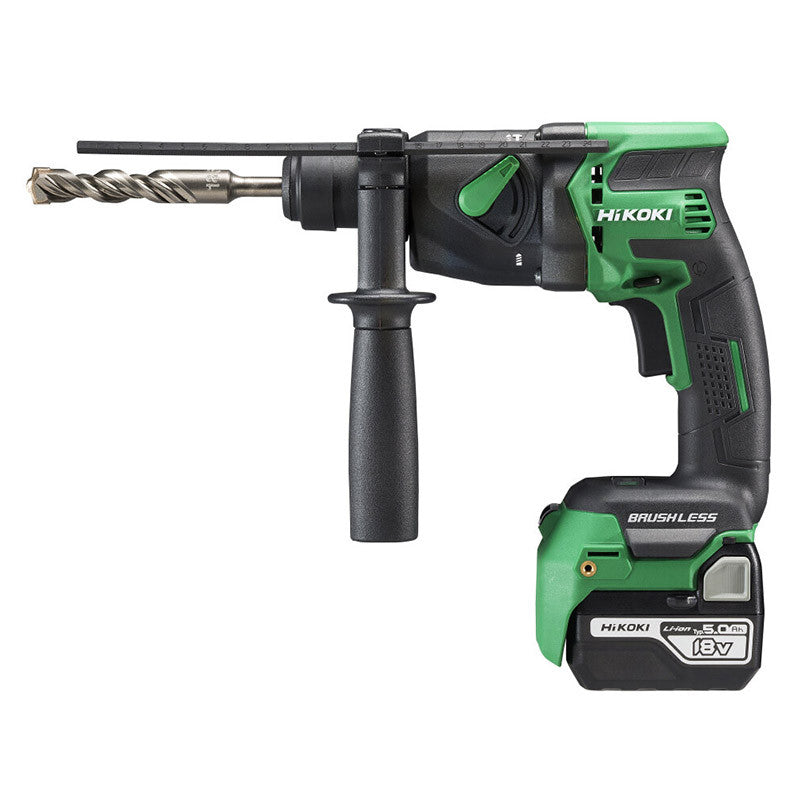 Perforateur SDS Plus 18mm Brushless 18V HIKOKI DH18DPBWPZ 2 x 5,0Ah en coffret
