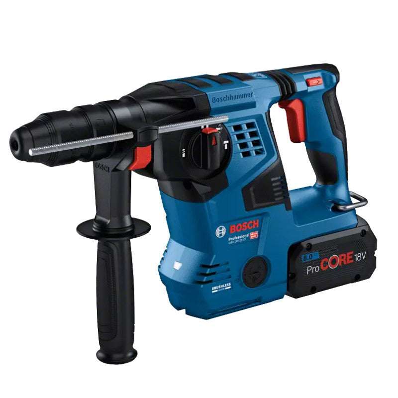 Perforateur SDS-PLUS BOSCH GBH 18V-28 CF Professional 0611921002 avec 2 Batteries ProCore 8Ah + Chargeur GAL1880 CV en L-BOXX