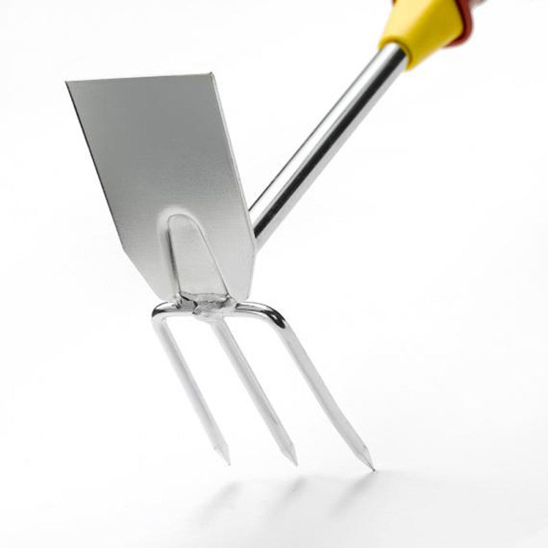 Petite serfouette 3 dents 1 panne OUTILS WOLF LNK revêtement anti-dérapant