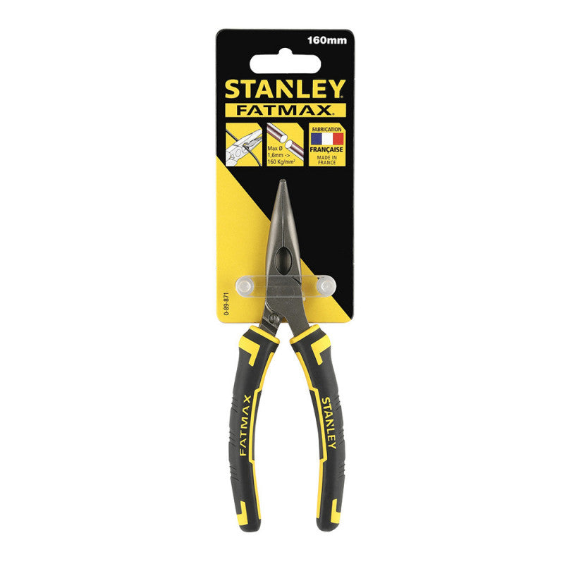 Pince à becs 1/2 ronds longs coudes STANLEY FATMAX - 160 mm