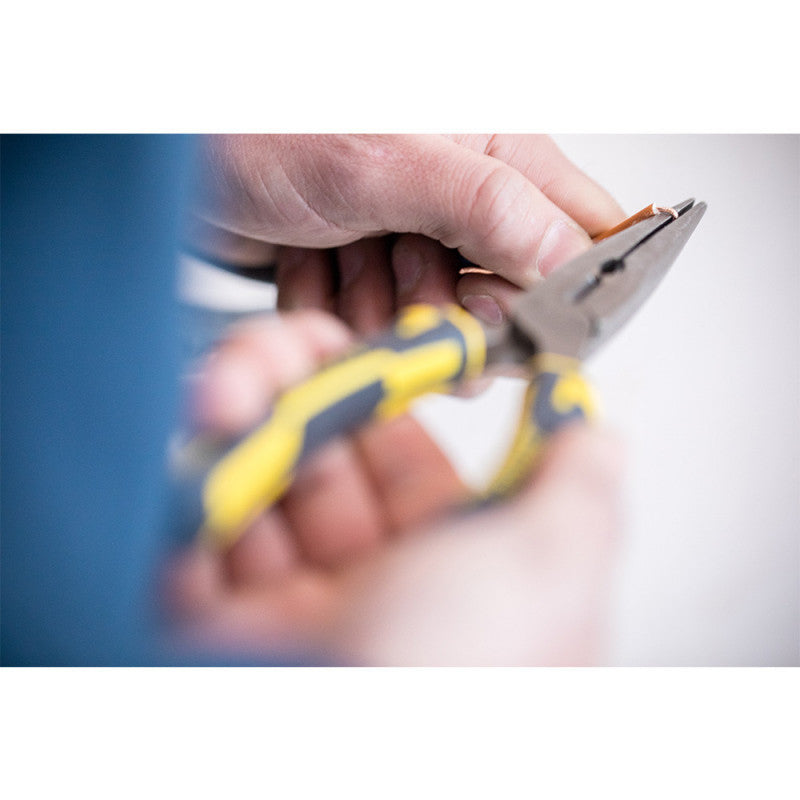 Pince à becs 1/2 ronds longs STANLEY FATMAX - 200 mm