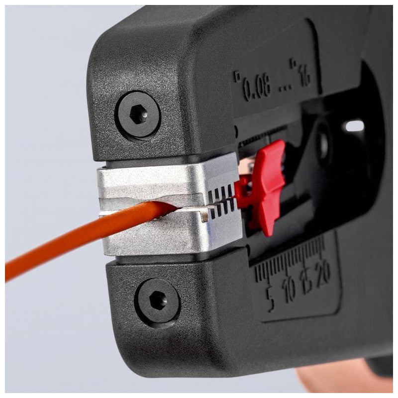 Pince à dénuder automatique KNIPEX 12 52 195 Précistrip16 de 0,08 à 16mm²