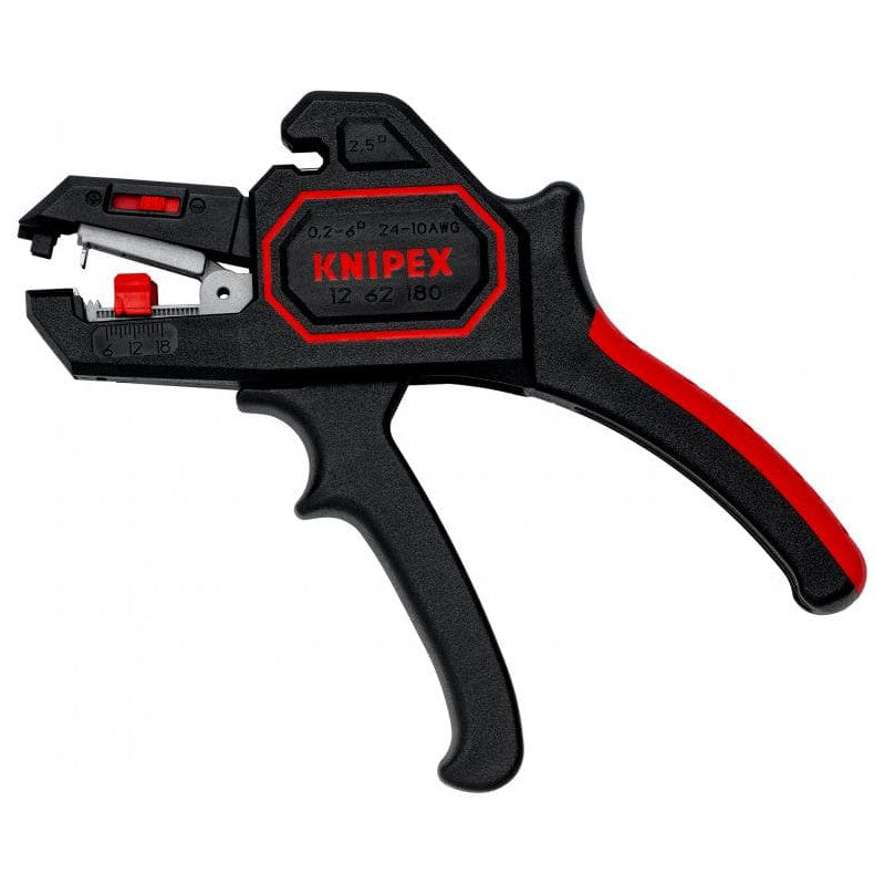 Pince à dénuder automatique KNIPEX 12 62 180 de 0,2 à 6mm²