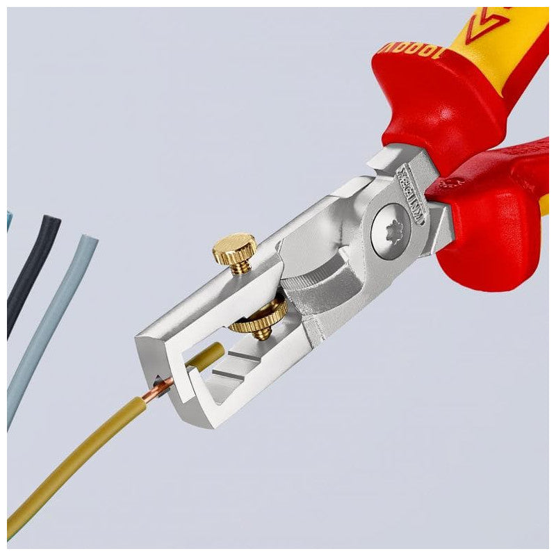 Pince à dénuder et coupe-câbles KNIPEX 13 66 180 StriX 180mm