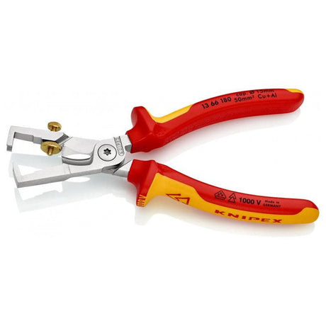 Pince à dénuder et coupe-câbles KNIPEX 13 66 180 StriX 180mm