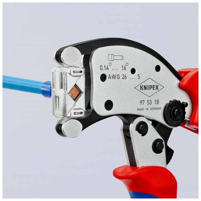 Pince à sertir auto-ajustable KNIPEX 97 53 18 240mm