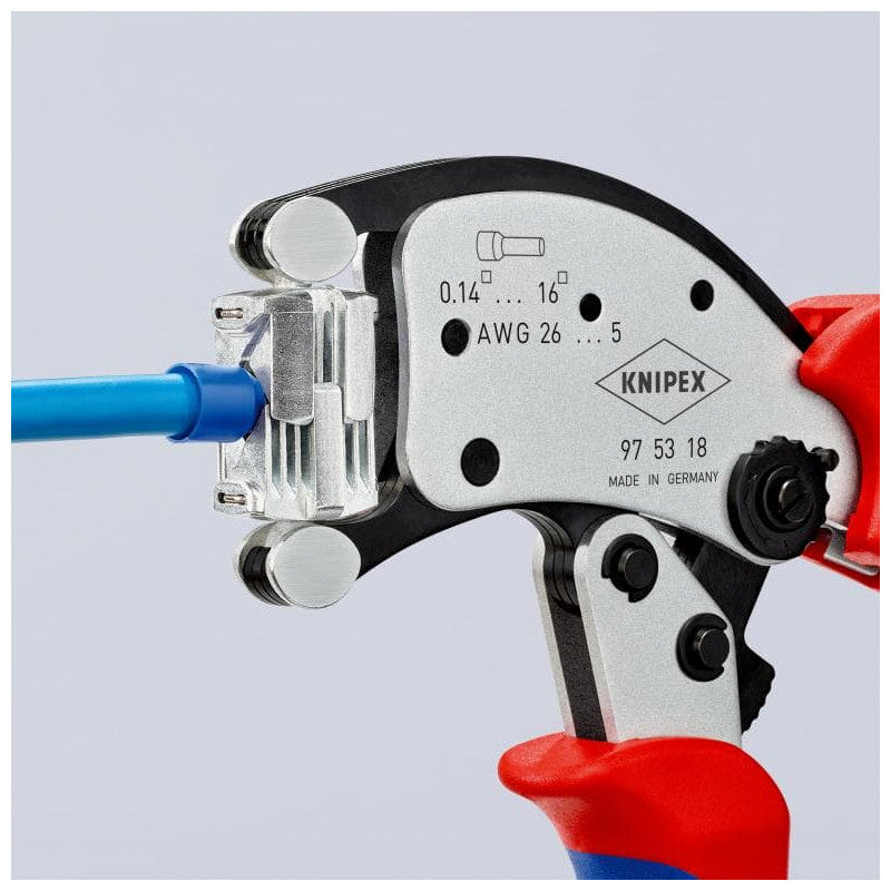 Pince à sertir auto-ajustable KNIPEX 97 53 18 240mm