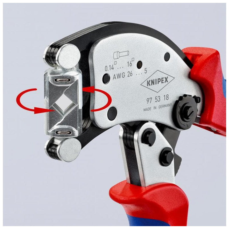 Pince à sertir auto-ajustable KNIPEX 97 53 18 240mm