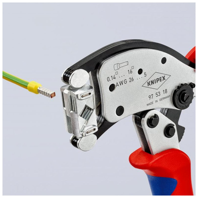 Pince à sertir auto-ajustable KNIPEX 97 53 18 240mm