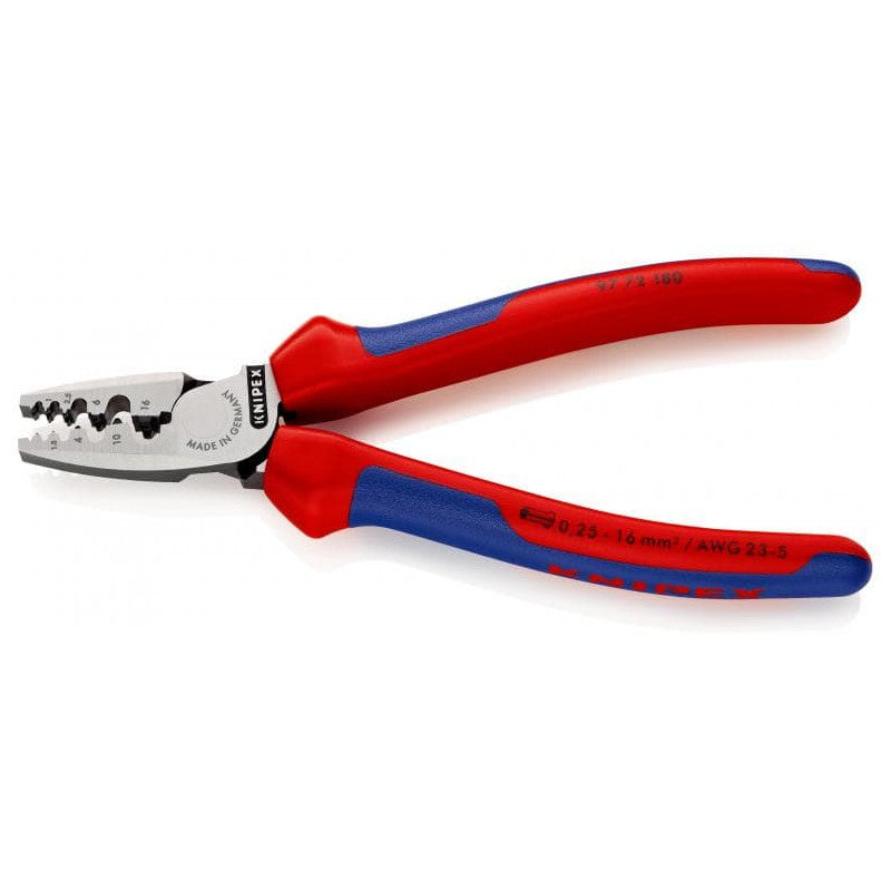Pince à sertir manuelle KNIPEX 97 72 180 180mm