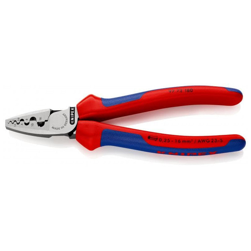 Pince à sertir manuelle KNIPEX 97 72 180 180mm