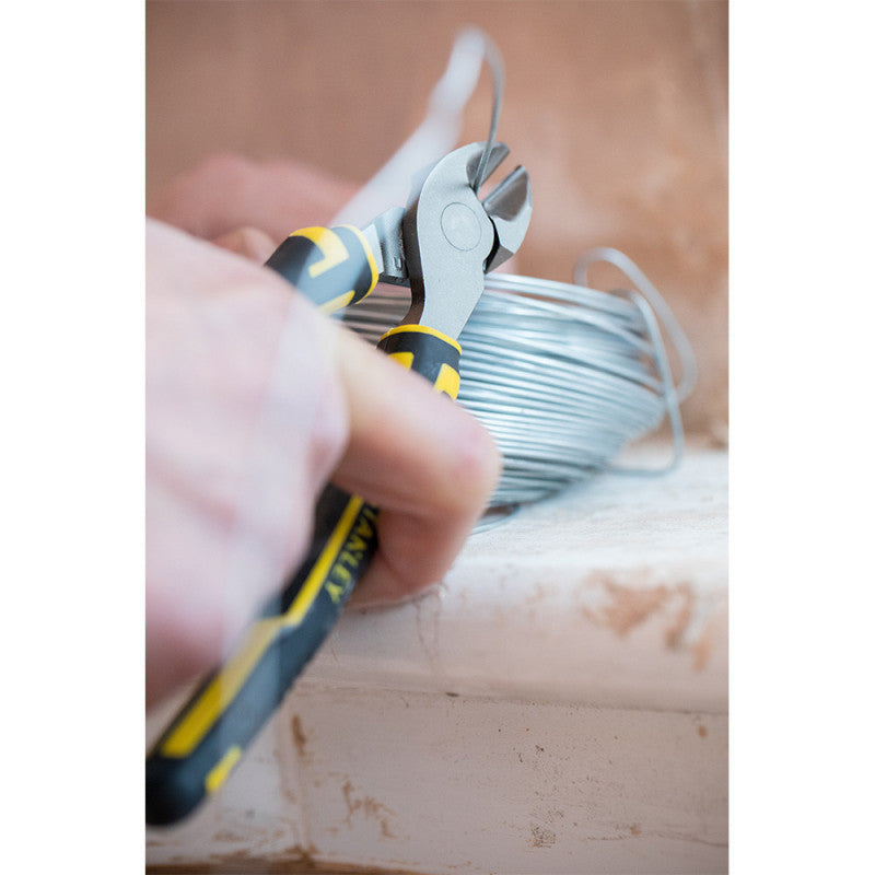 Pince coupante diagonale d'électricien STANLEY FATMAX - 200 mm