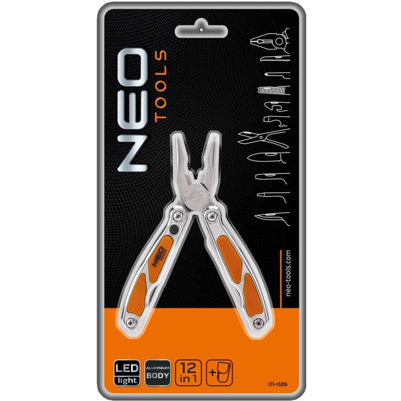 Pince multifonction 12 EN 1 NEO TOOLS 01-026