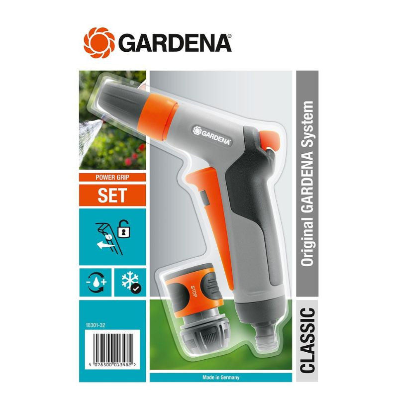 Pistolet d'arrosage multijet GARDENA 18301-32 - raccord Aquastop