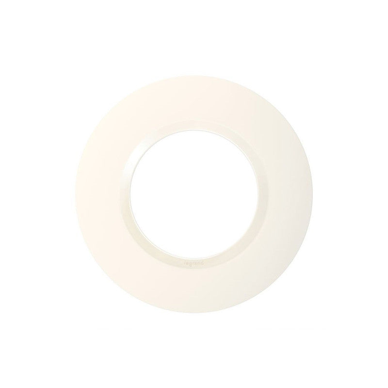 Plaque LEGRAND Dooxie 1 poste ronde blanc