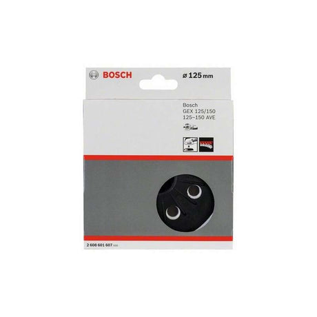 Plateau de ponçage Ø 125 mm BOSCH 2608601607 mi-dur pour ponceuses excentriques