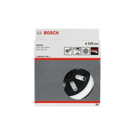 Plateau de ponçage Ø 150 mm BOSCH 2608601185 mi-dur pour ponceuses excentriques