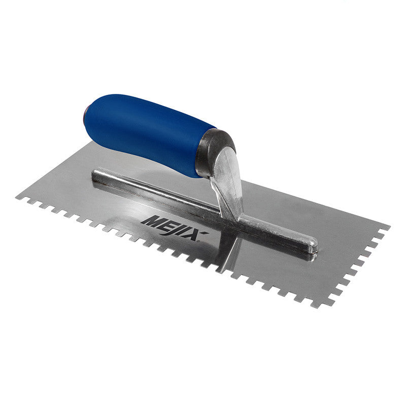 Platoir acier dentelé MEJIX 180250 - 280x115 mm U 7x7