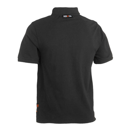 Polo de travail HEROCK Levi manches courtes noir