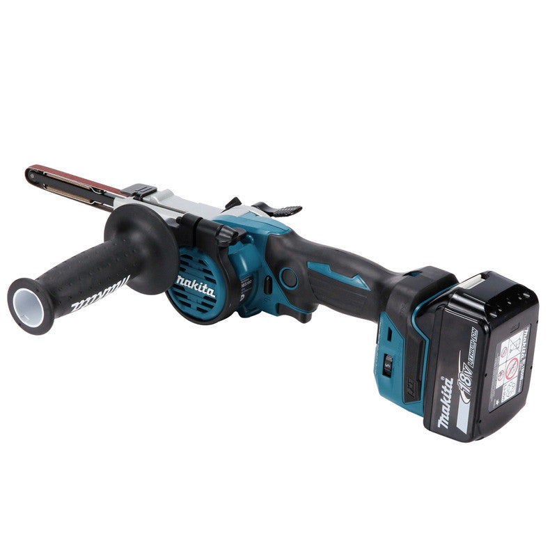Ponceuse à bande MAKITA DBS180RTJ 18V Li-ion 5 Ah 9 x 533 MM