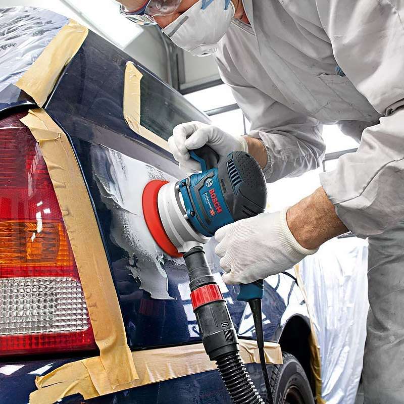 Ponceuse excentrique BOSCH 060137B201 GEX 40-150 Professional 400W avec L-Boxx