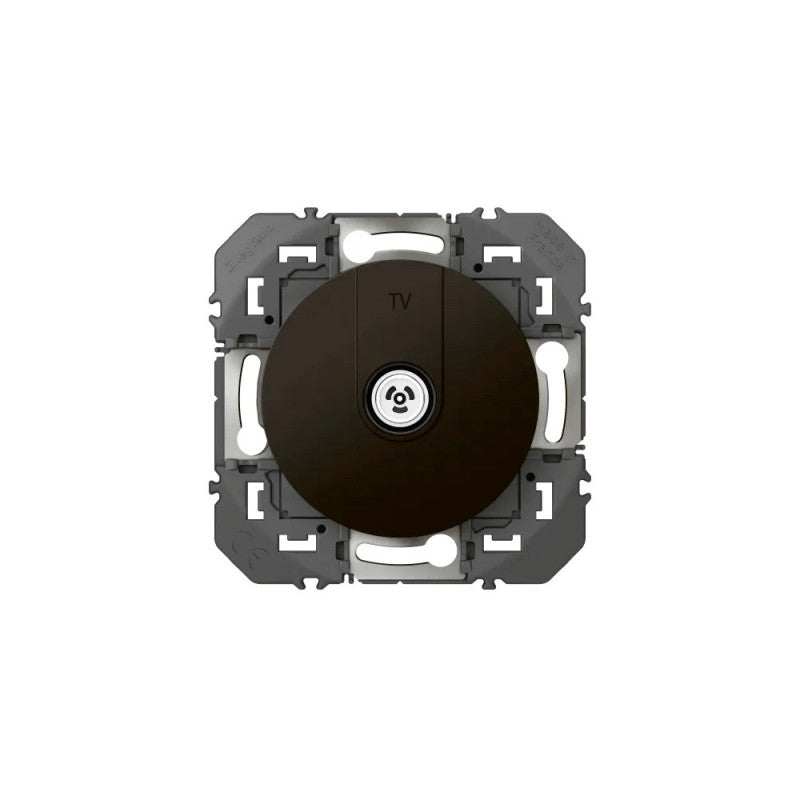 Prise TV étoile blindée LEGRAND Dooxie noir