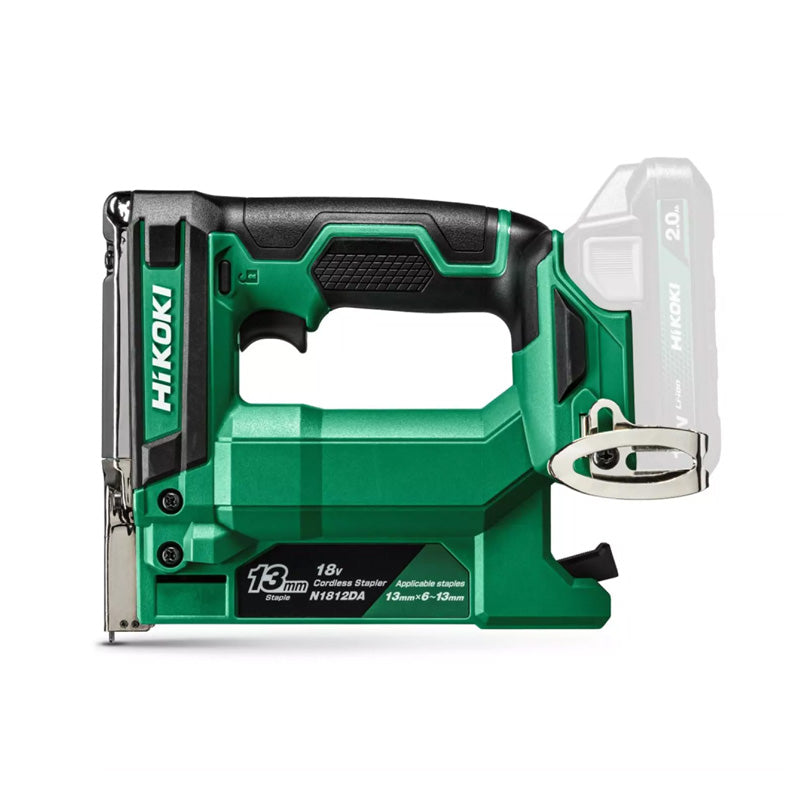 Agrafeuse finition 18V Hikoki N1812DAW4Z l.12mm - L.6 à13mm - 1,1 kg - no batt./no charg. - carton