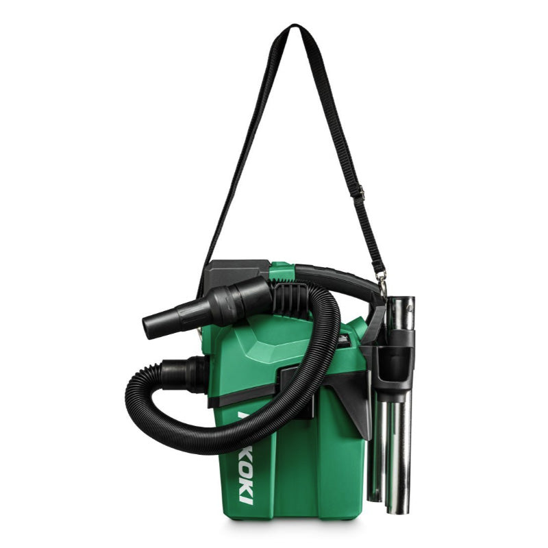 Aspirateur 18V cuve 6 L - eau (3,5L) et poussière (5,1L) classe L filtre HEPA 3,8Kg no batt/no charg. carton